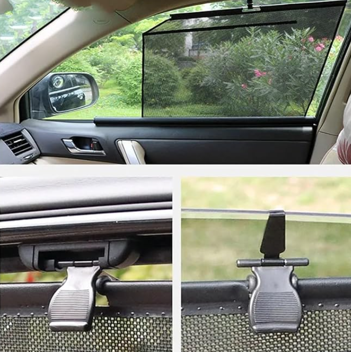 Home Textiles Curtains - Summer Car Mesh Sunshade Magnetic Blocks
