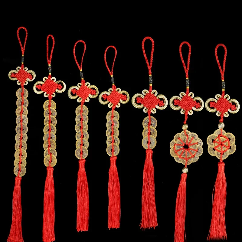 Home Ec Textiles - Chinese Feng Shui Coins Tassel for