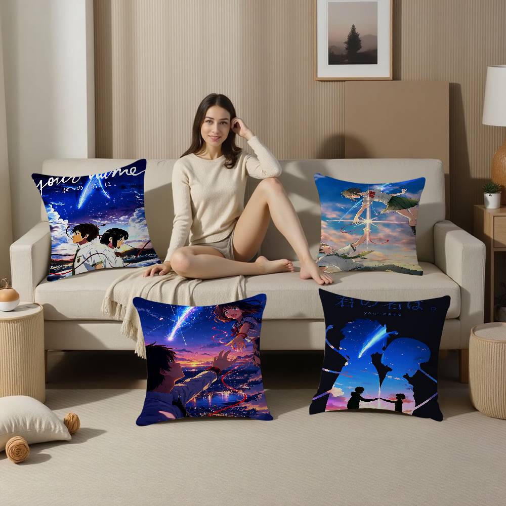 Classic Anime Your Name Pillow - Home Textiles Classic Fashion บทวิจารณ์และราคา