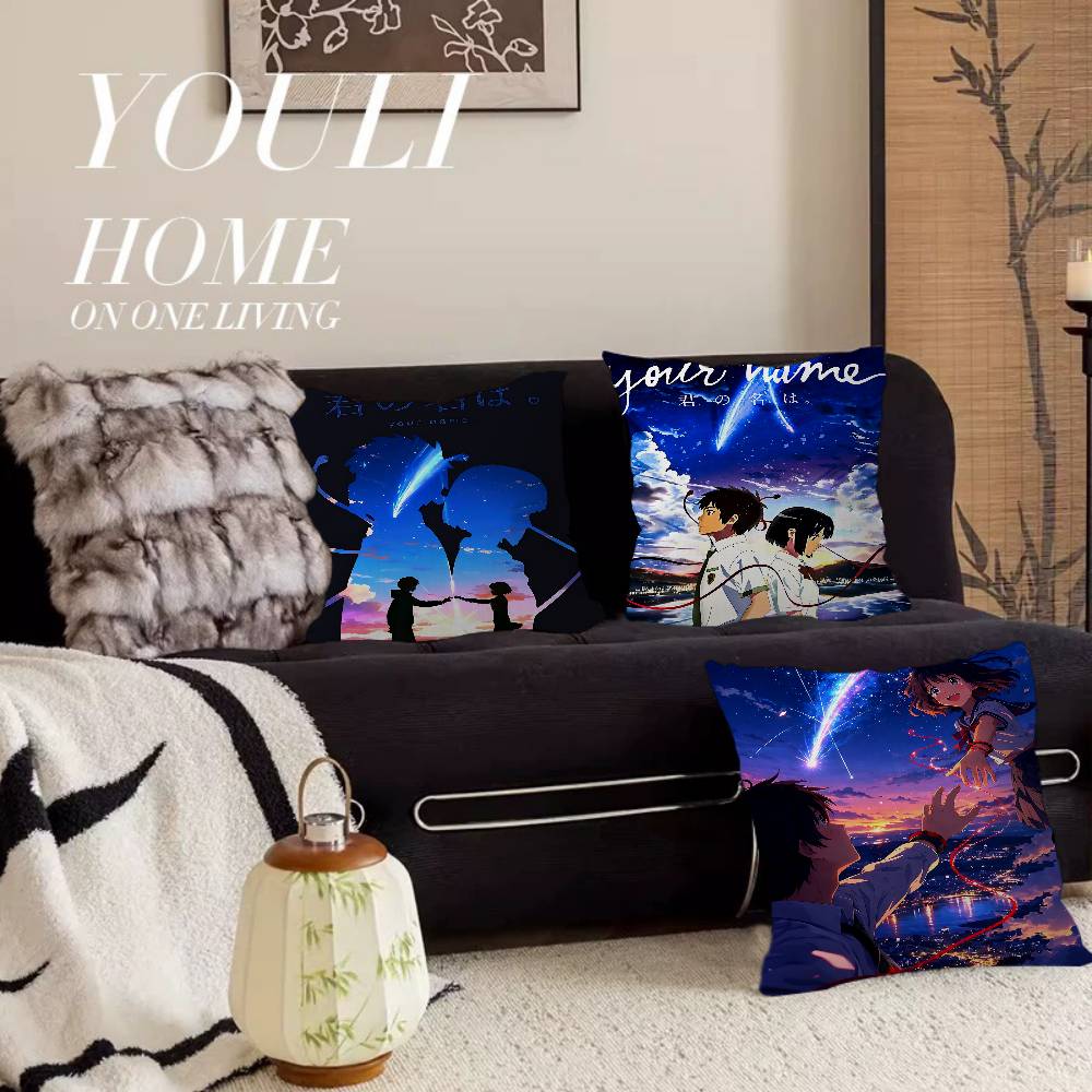 Classic Anime Your Name Pillow - Home Textiles Classic Fashion บทวิจารณ์และราคา