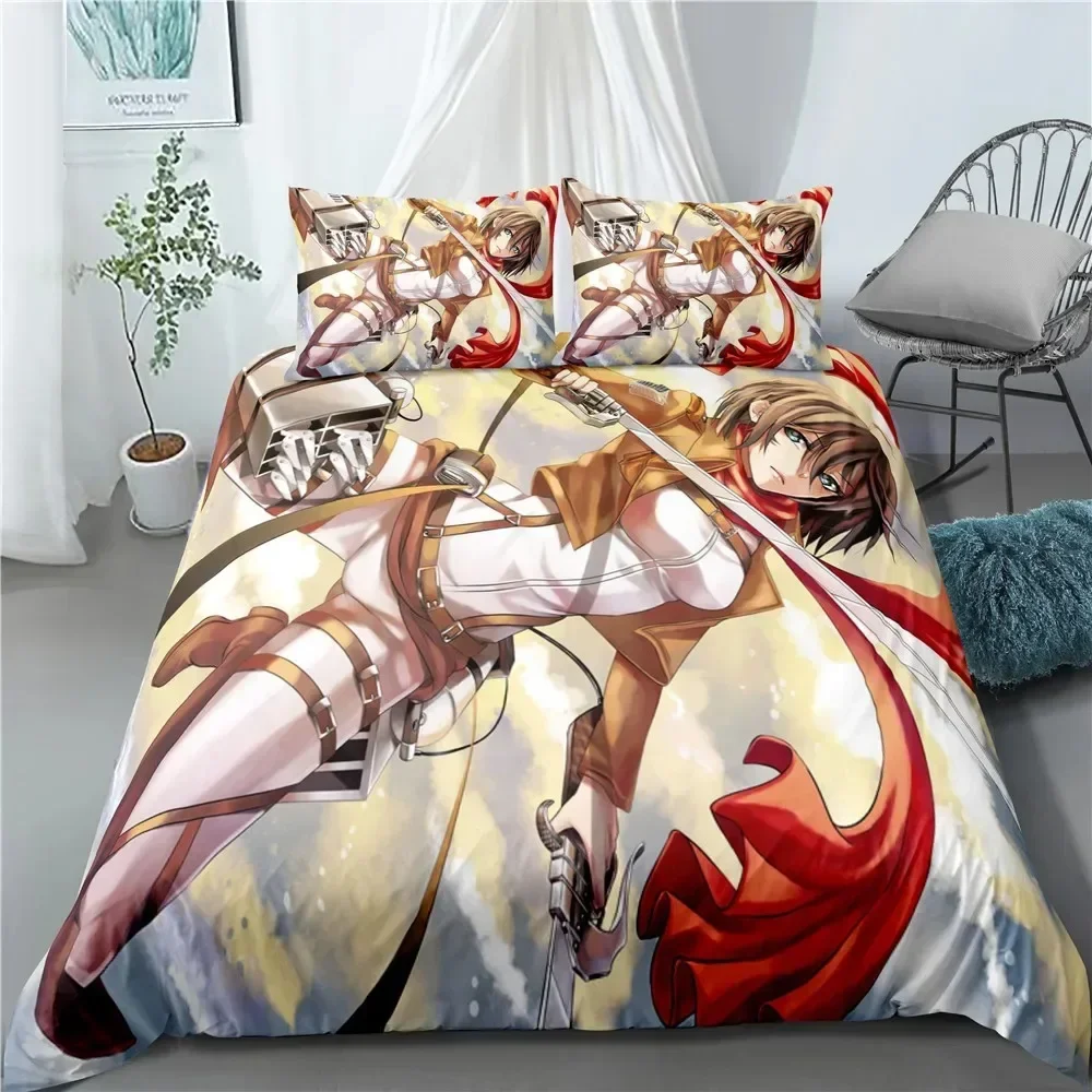 Fashion Anime Attack on Titan  - Home Textiles Classic Fashion บทวิจารณ์และราคา