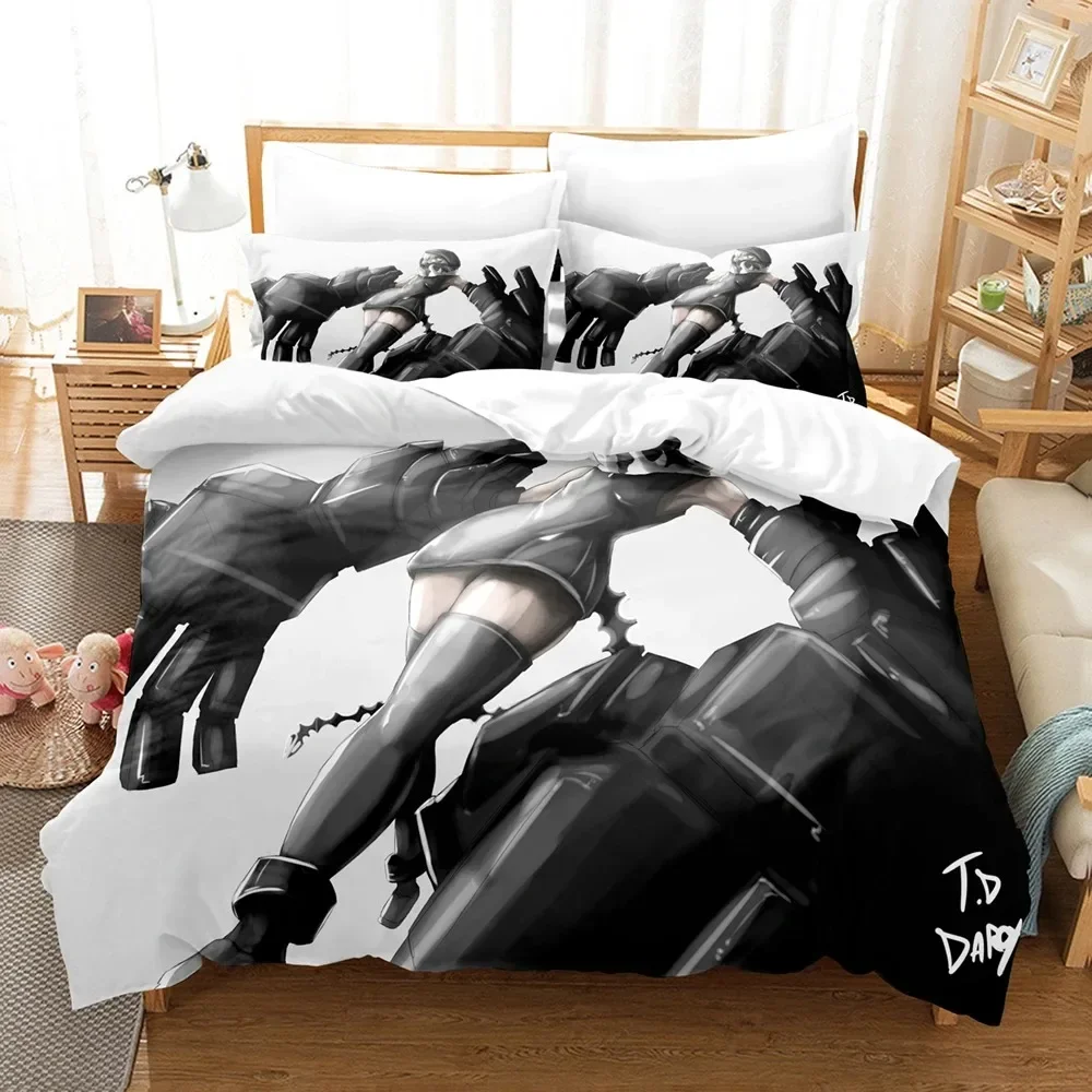 Black Rock Shooter Duvet Cover - Home Textiles Classic Fashion บทวิจารณ์และราคา