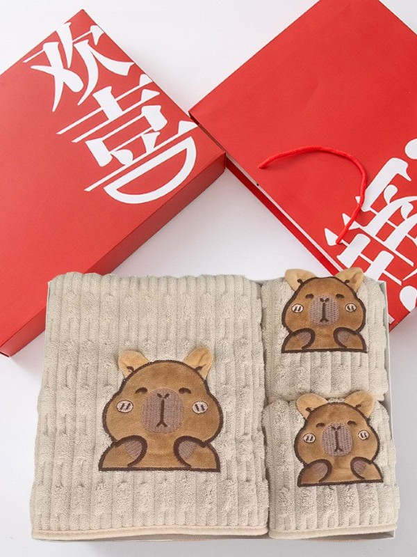 Coralline Velvet Bath Towel Gi - Home Textiles Towel Set บทวิจารณ์และราคา