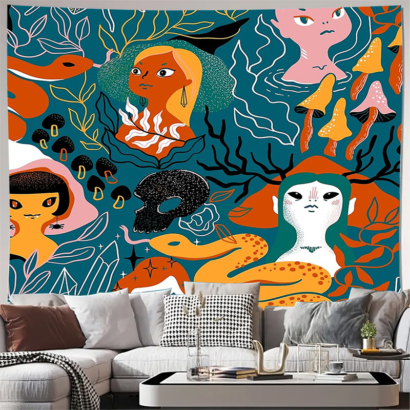 Dreamy Forest Tapestry Wall Ha - Home Landing Textiles บทวิจารณ์และราคา