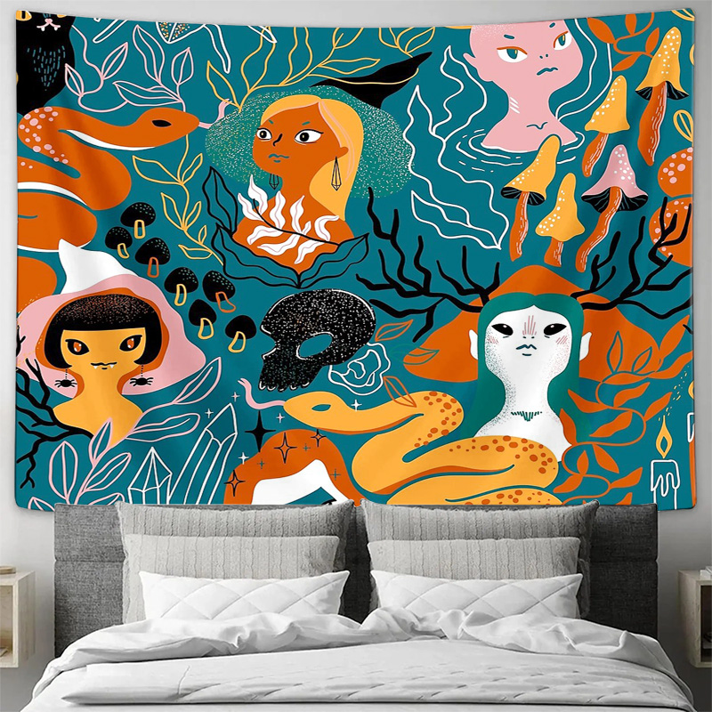 Dreamy Forest Tapestry Wall Ha - Home Landing Textiles บทวิจารณ์และราคา