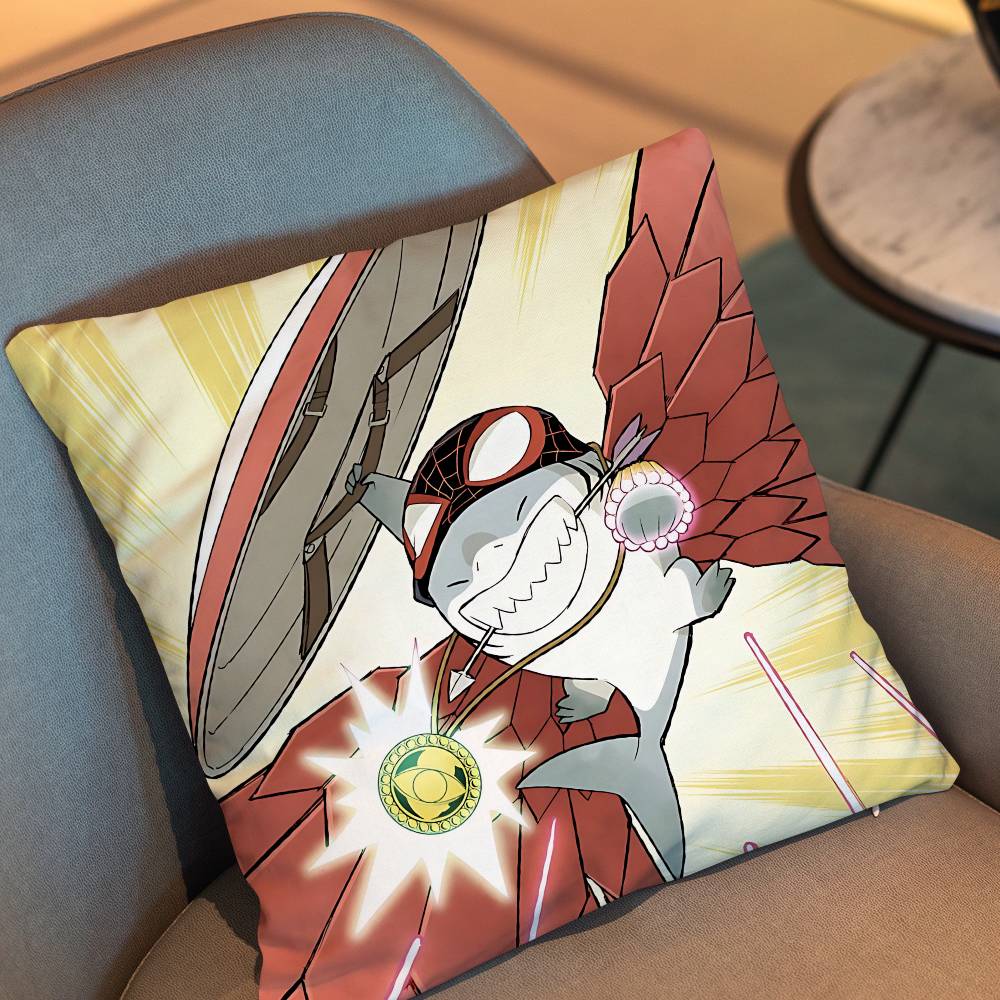 Land Shark cute Jeff Pillow Ca - Home Landing Textiles บทวิจารณ์และราคา