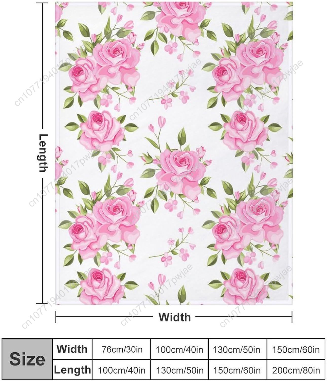 Pink Flower Throw Blanket Flor - Home Textiles And Decor บทวิจารณ์และราคา