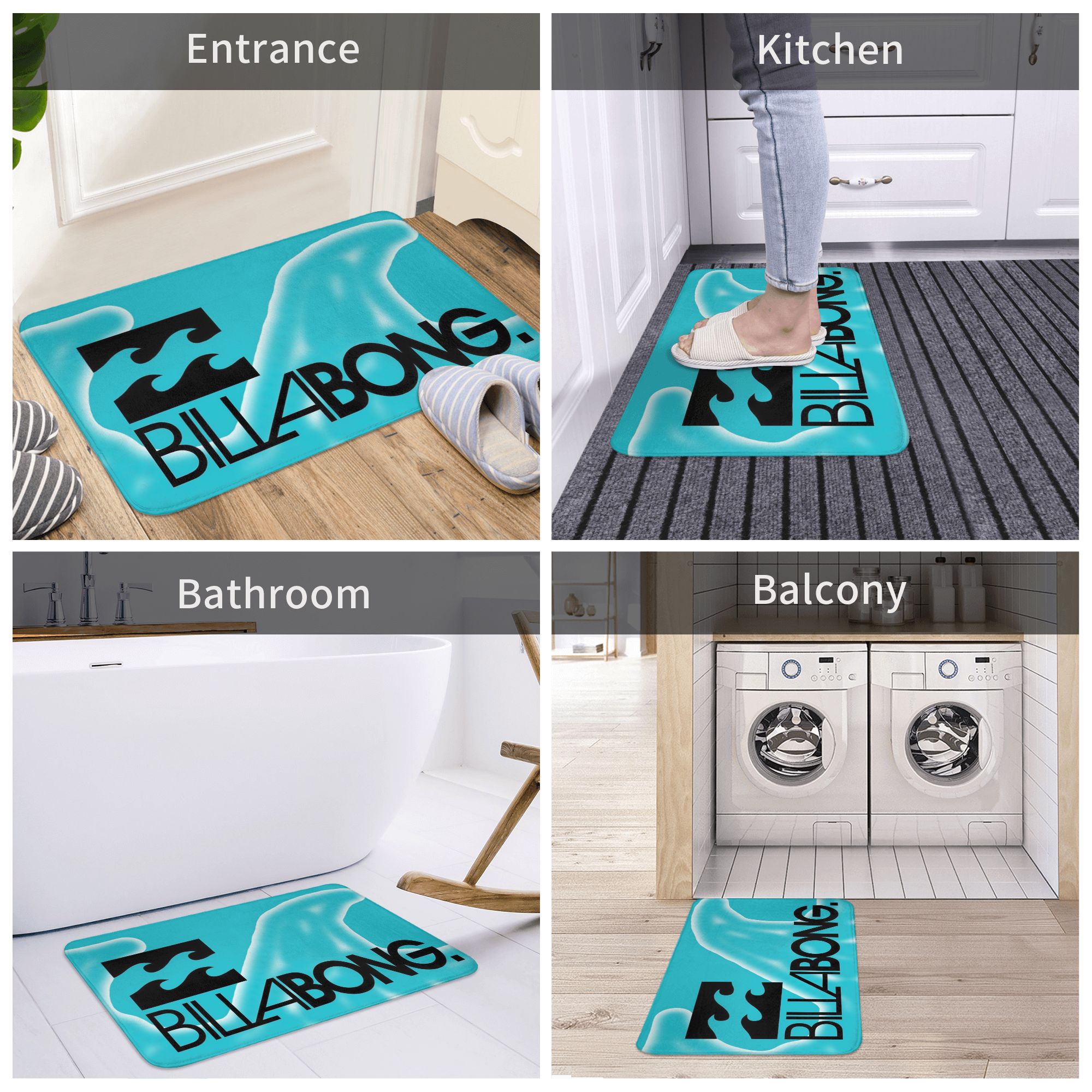 Fashion Billabongs Anime Doorm - Home Textiles Classic Fashion บทวิจารณ์และราคา