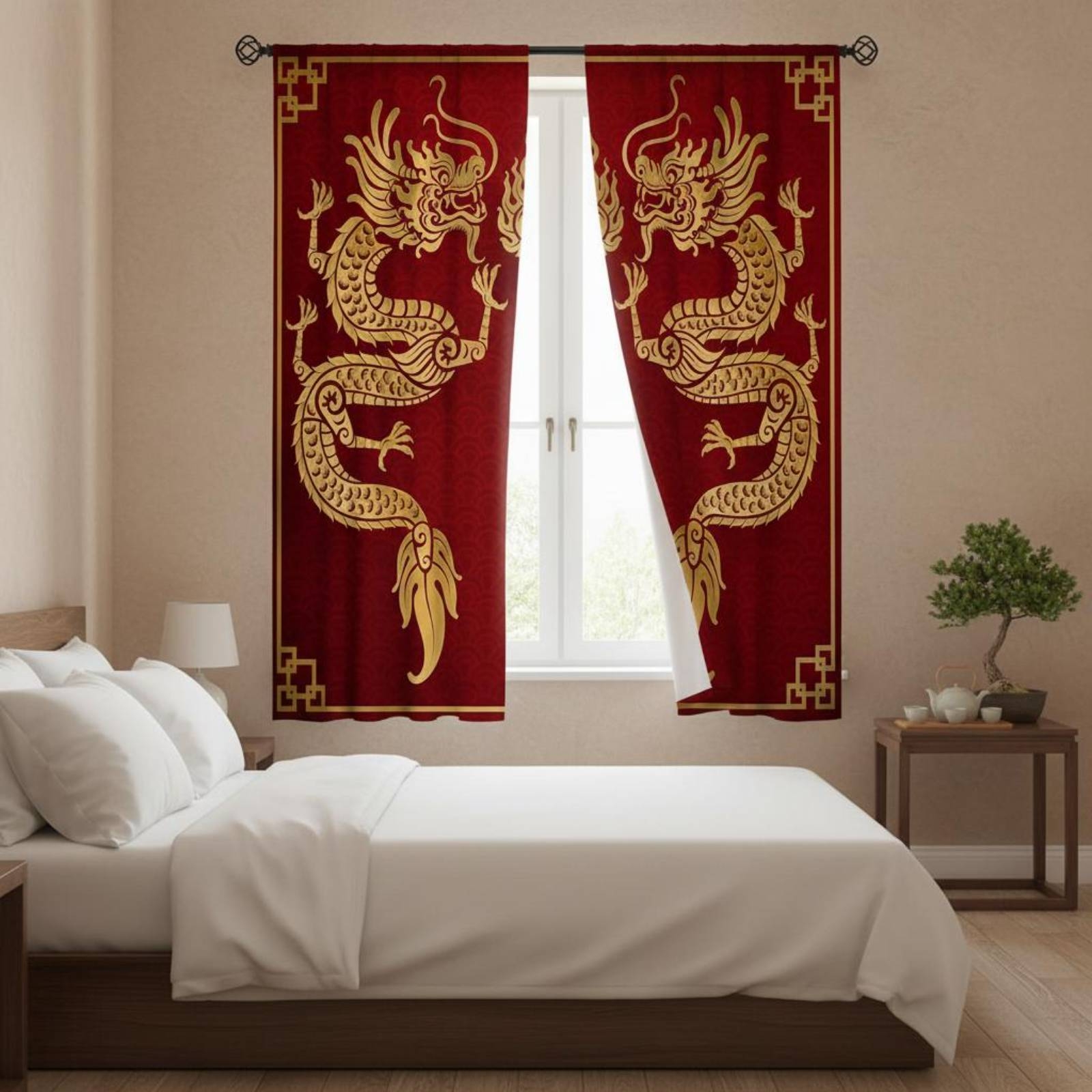 Eyelet Curtain Panel Pair Ligh - Home Textiles Curtains บทวิจารณ์และราคา