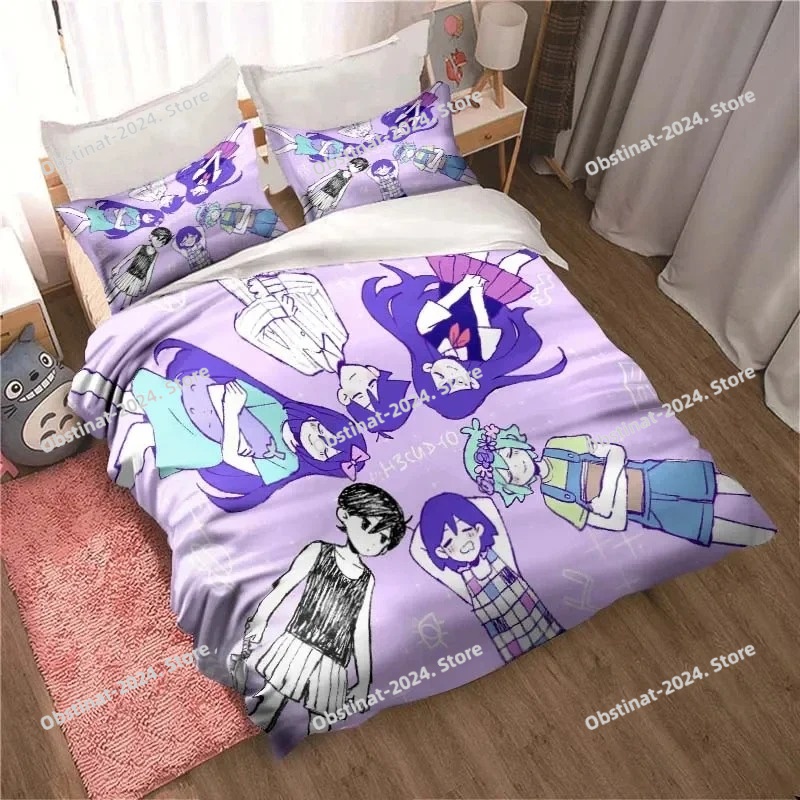 Fashion 3D Printed Anime Omori - Home Textiles Classic Fashion บทวิจารณ์และราคา