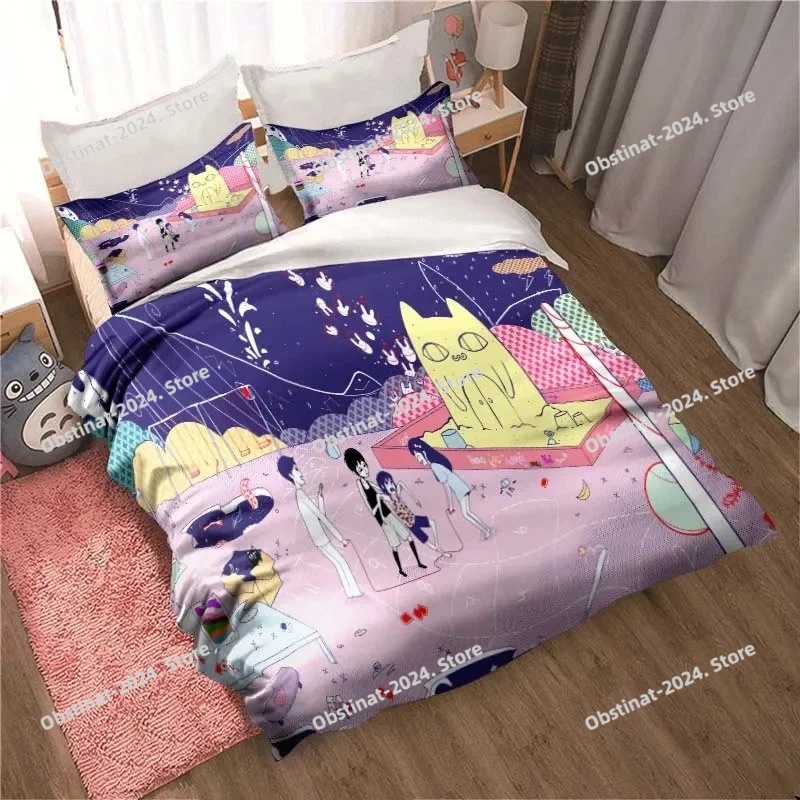 Fashion 3D Printed Anime Omori - Home Textiles Classic Fashion บทวิจารณ์และราคา