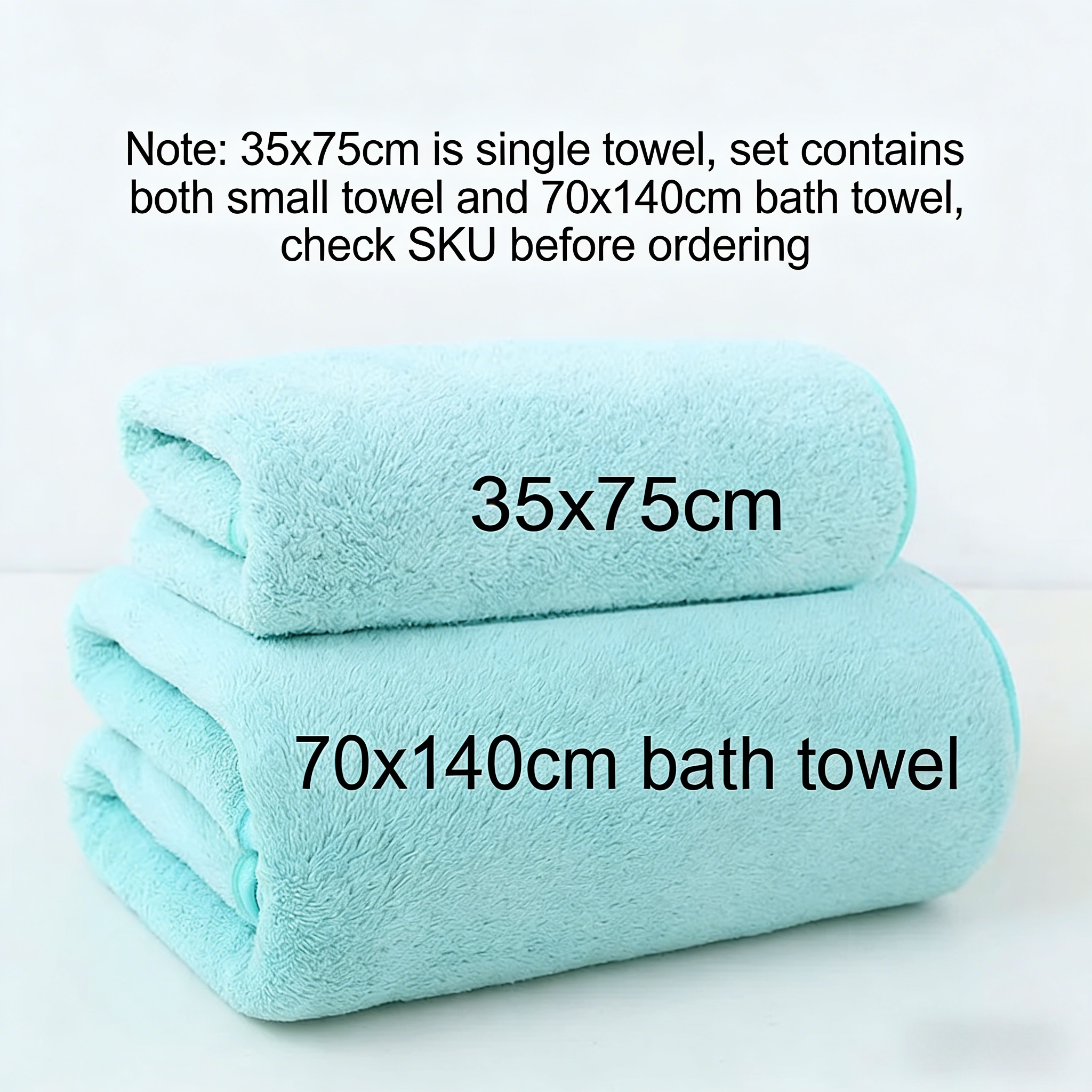 Coral Fleece Thickened Towel a - Home Textiles Towel Set บทวิจารณ์และราคา