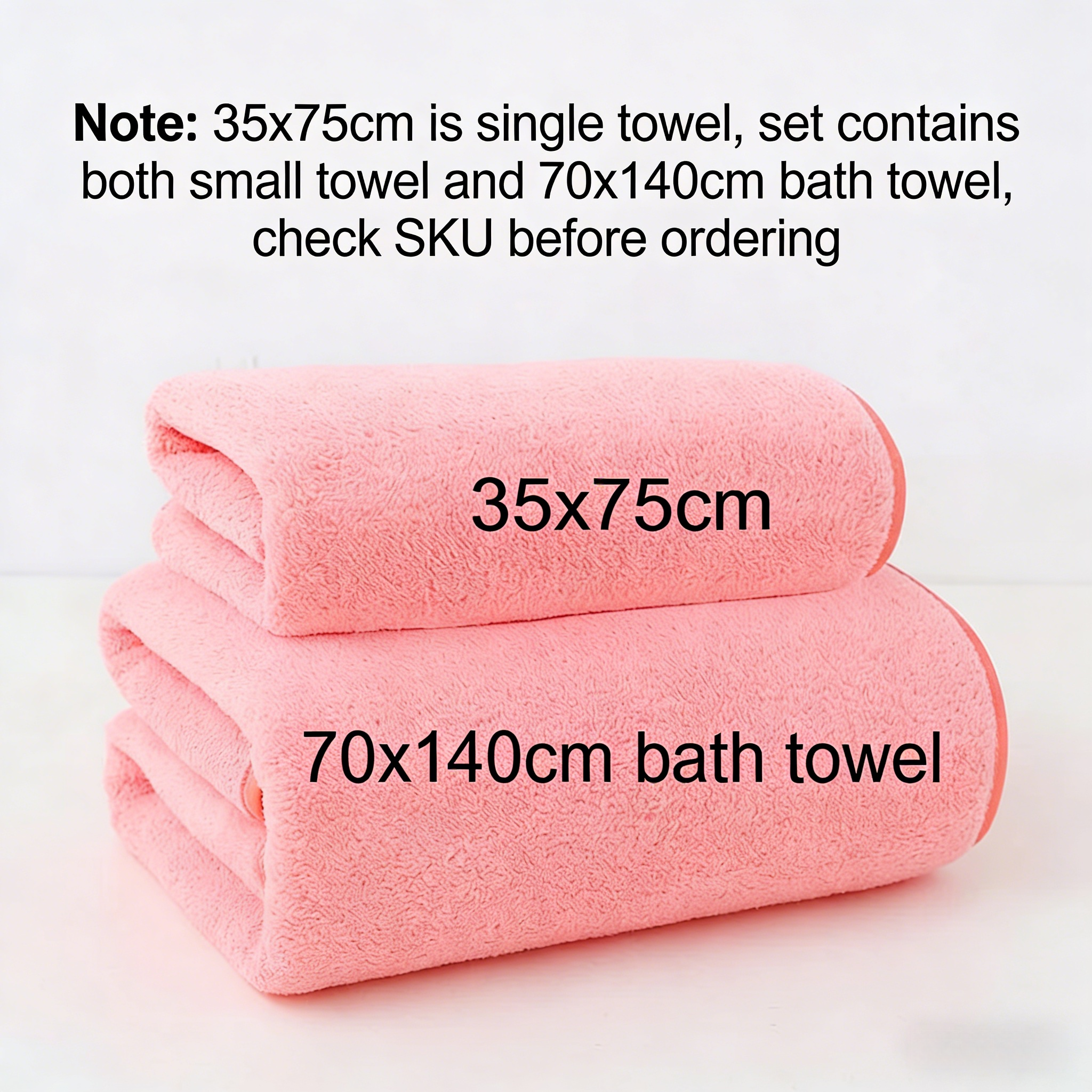 Coral Fleece Thickened Towel a - Home Textiles Towel Set บทวิจารณ์และราคา