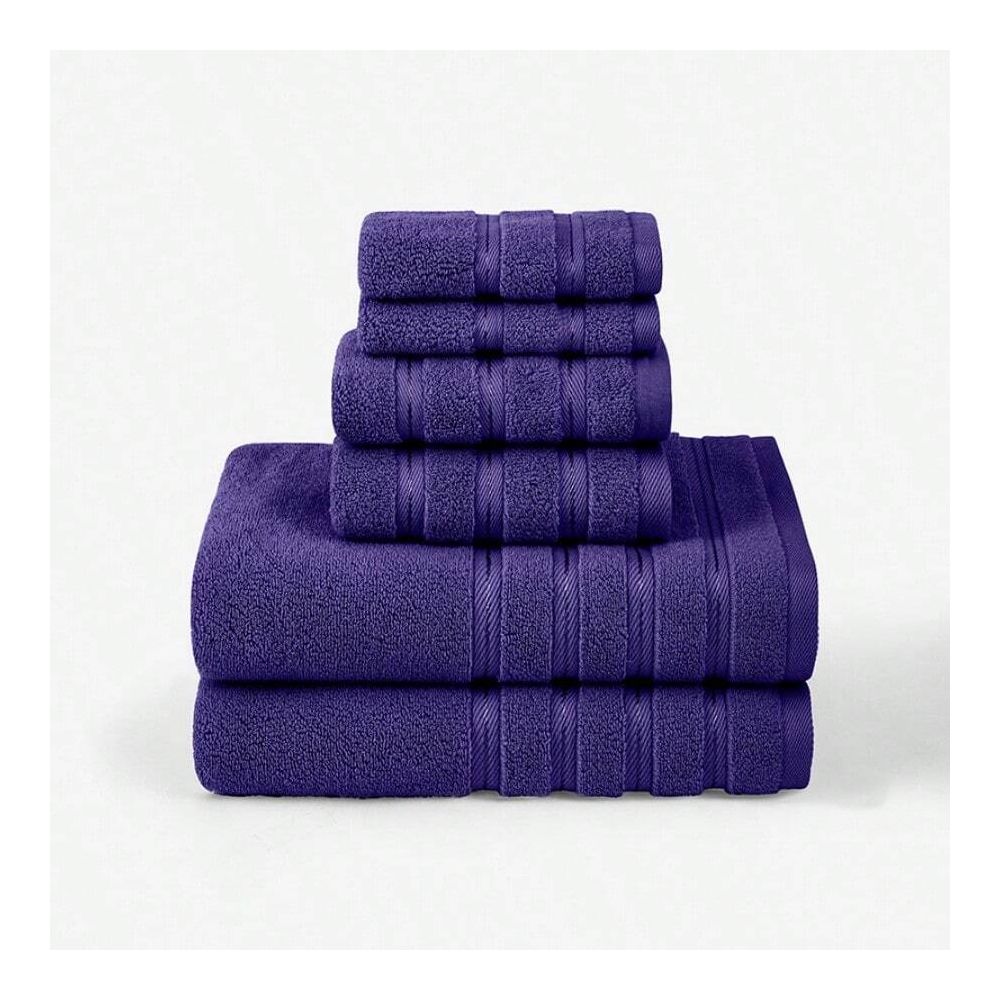 Luxury 6 Pieces Towel Set, 2 B - Home Textiles Towel Set บทวิจารณ์และราคา