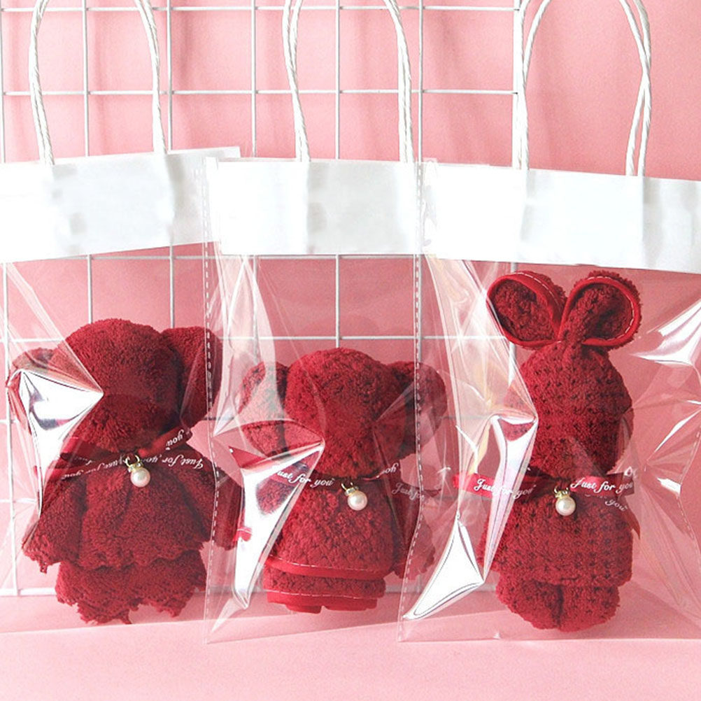 3Pcs Adorable Bear Towels Prem - Home Textiles Towel Set บทวิจารณ์และราคา