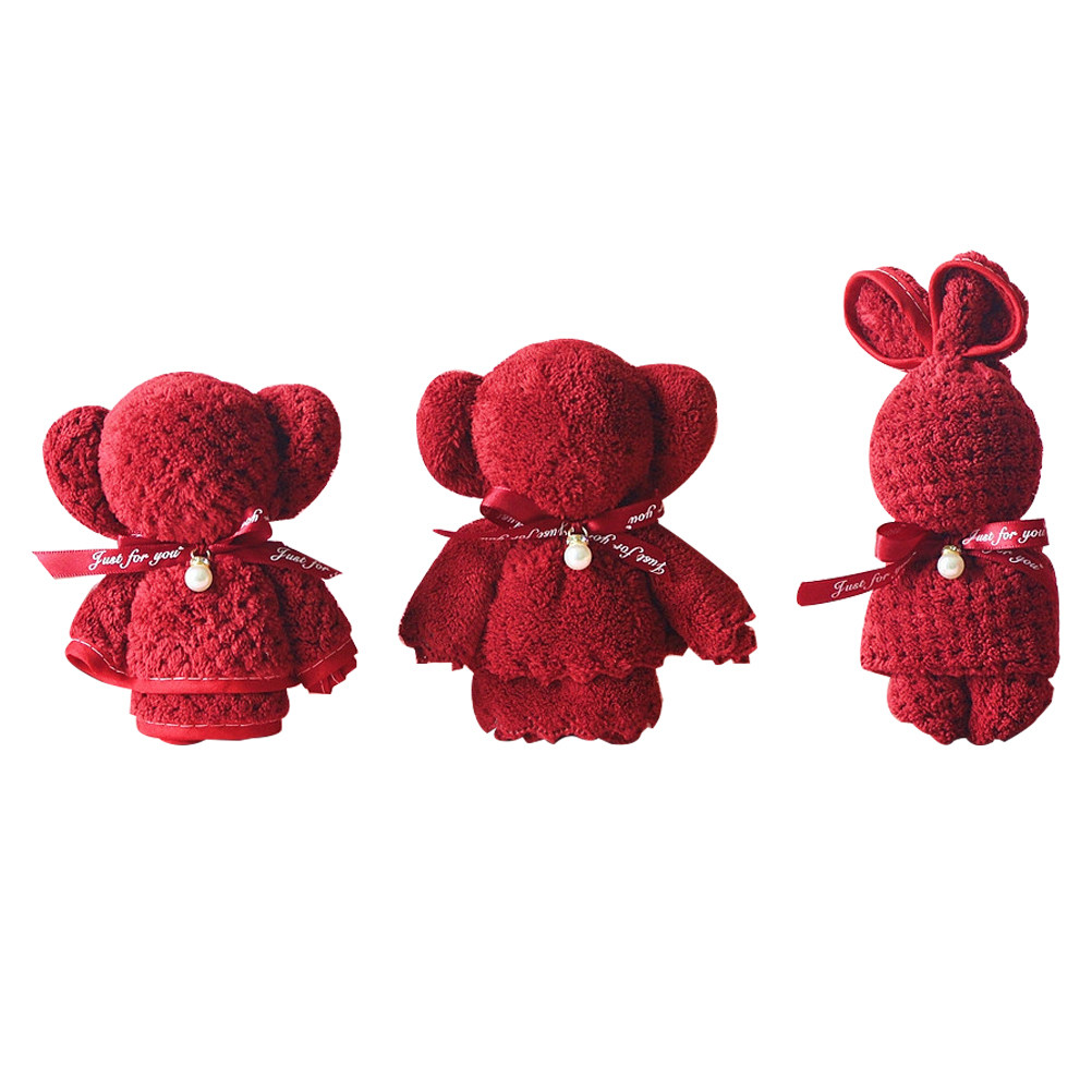 3Pcs Adorable Bear Towels Prem - Home Textiles Towel Set บทวิจารณ์และราคา