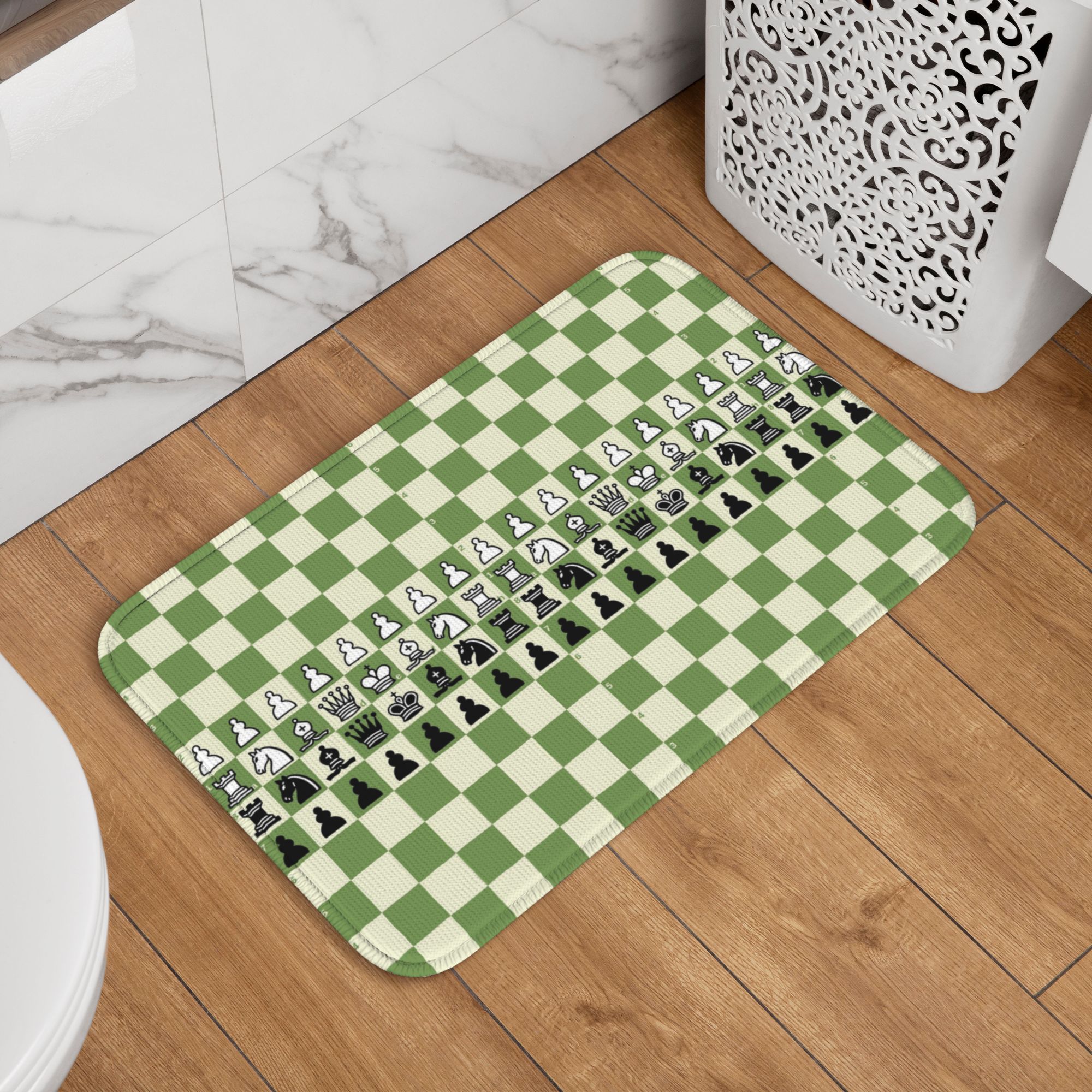 Chess com ChessBoard Doormat A - Home Textiles Com บทวิจารณ์และราคา