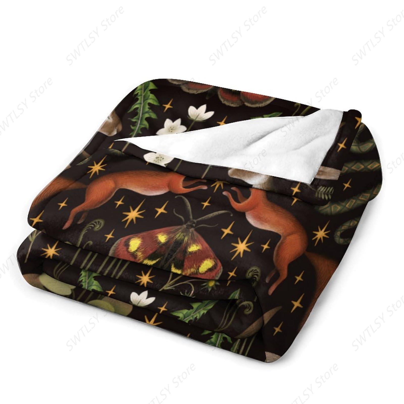 Rustic Forest Throw Blanket, F - Home Landing Textiles บทวิจารณ์และราคา