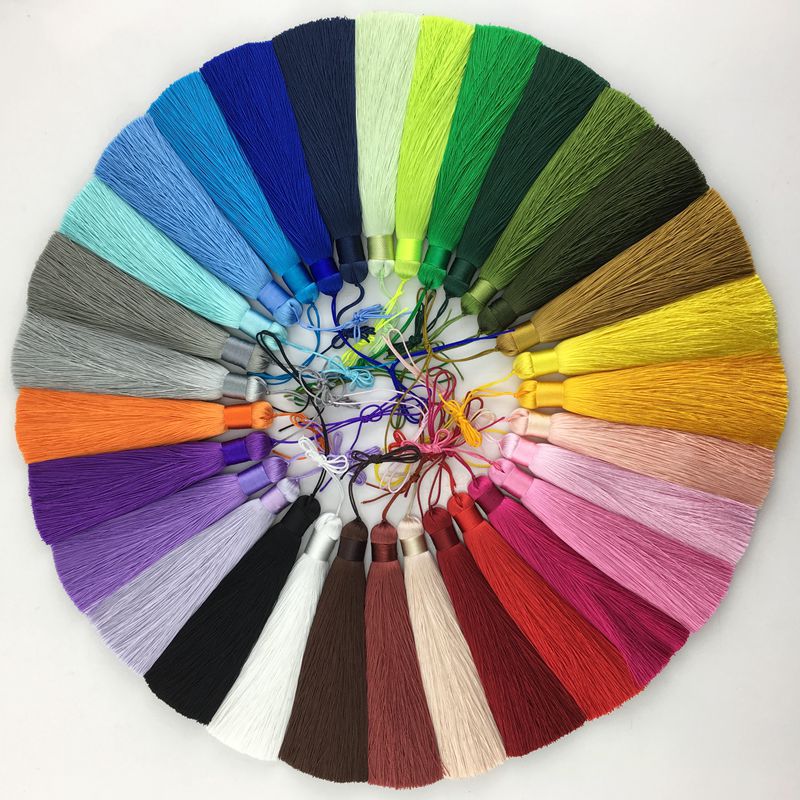 1Pcs 12CM Polyester Silk Beads - Home Ec Textiles บทวิจารณ์และราคา