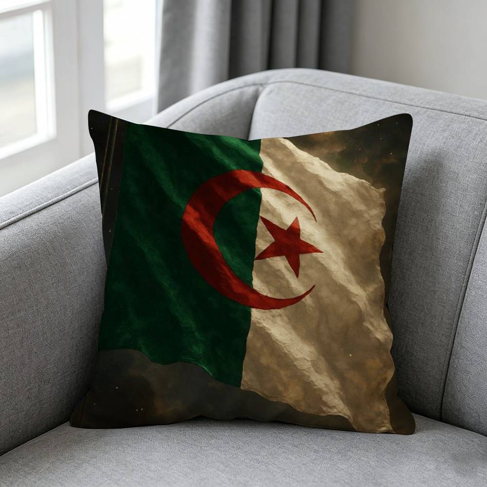 Algeria Flag-g Pillow cover gi - Home Textiles Definition บทวิจารณ์และราคา