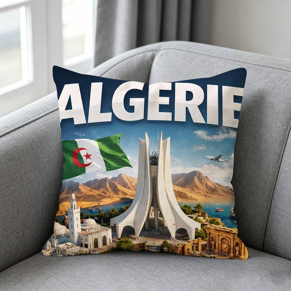 Algeria Flag-g Pillow cover gi - Home Textiles Definition บทวิจารณ์และราคา