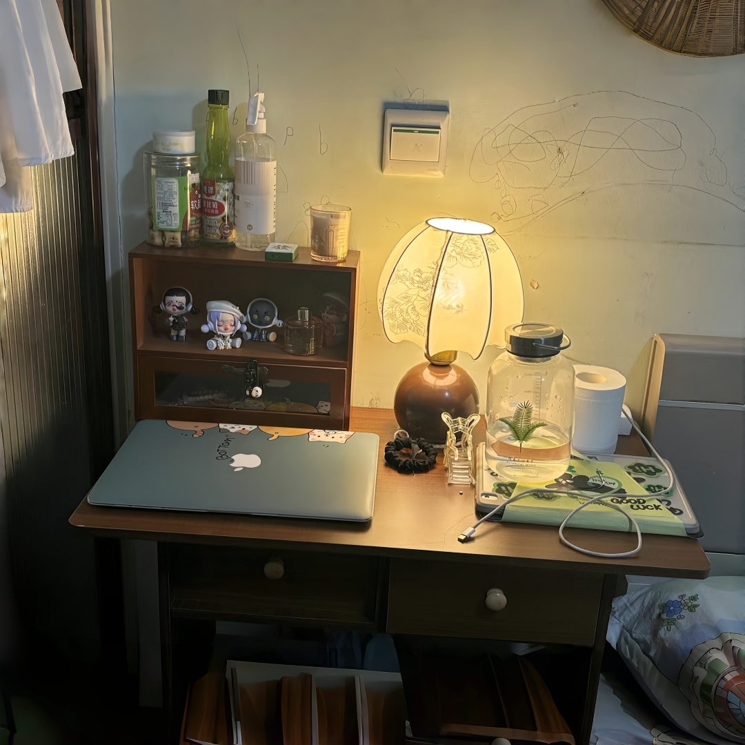 Vintage floral table lamp, med - Home Textiles And Decor บทวิจารณ์และราคา