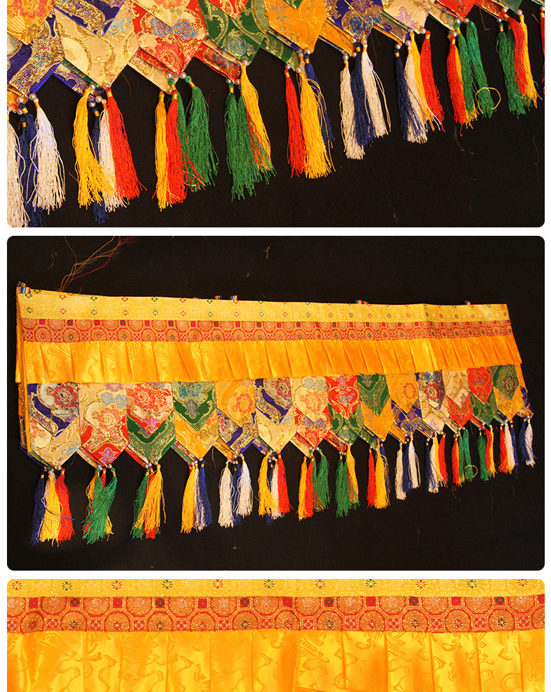 500CM long Wholesale Buddhist  - Home Textiles Curtains บทวิจารณ์และราคา