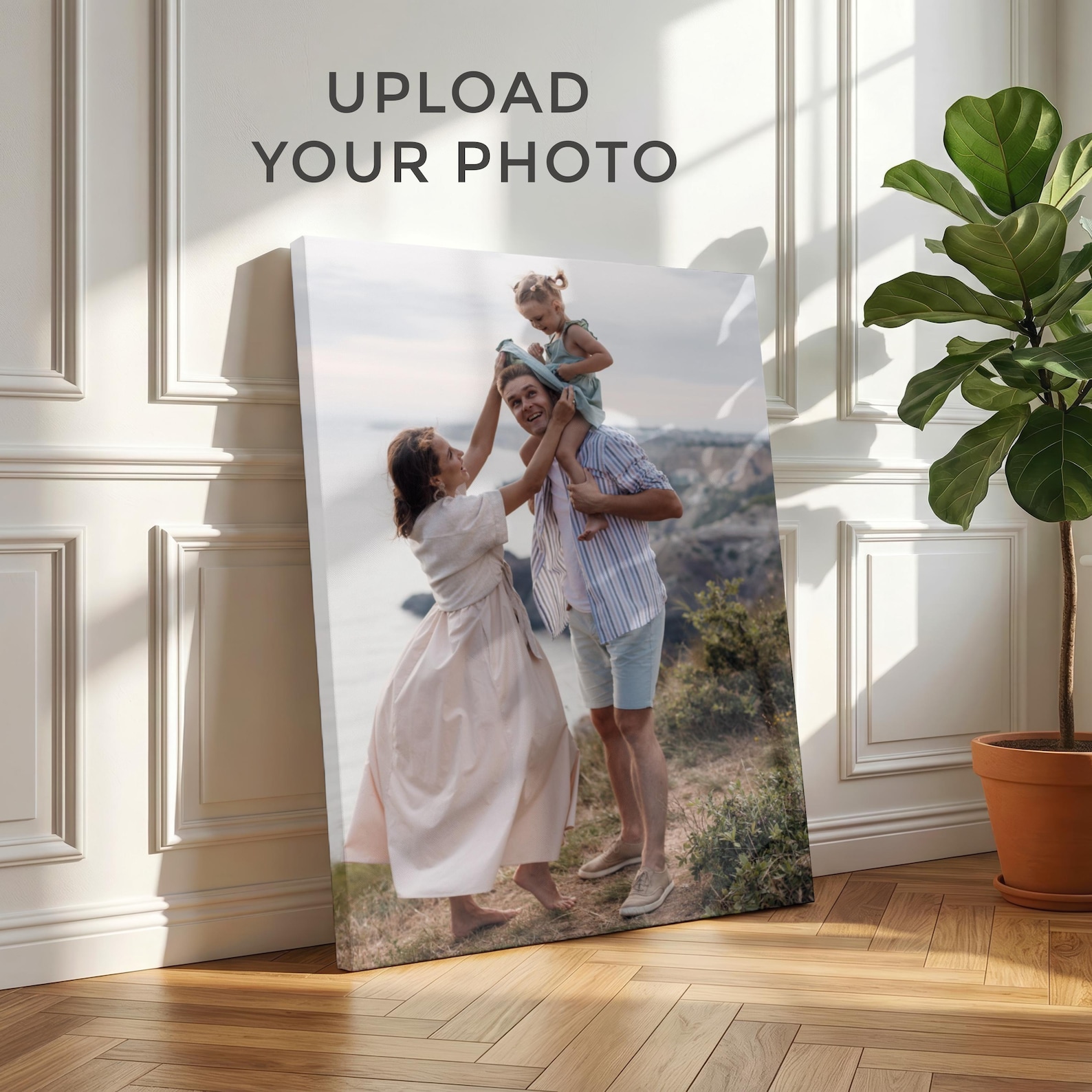 Personalized Photo Canvas, Cus - Home Textiles And Decor บทวิจารณ์และราคา