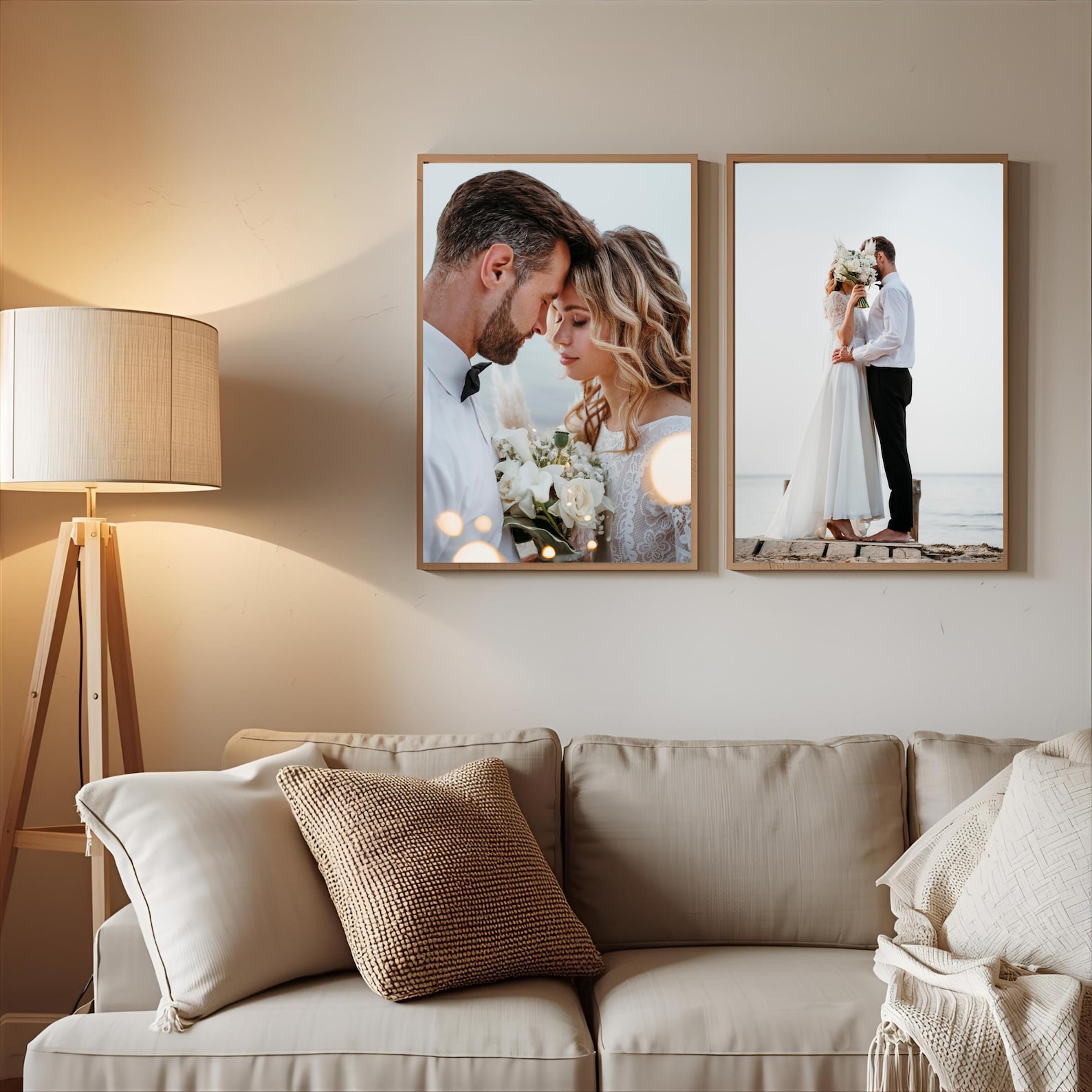 Personalized Photo Canvas, Cus - Home Textiles And Decor บทวิจารณ์และราคา