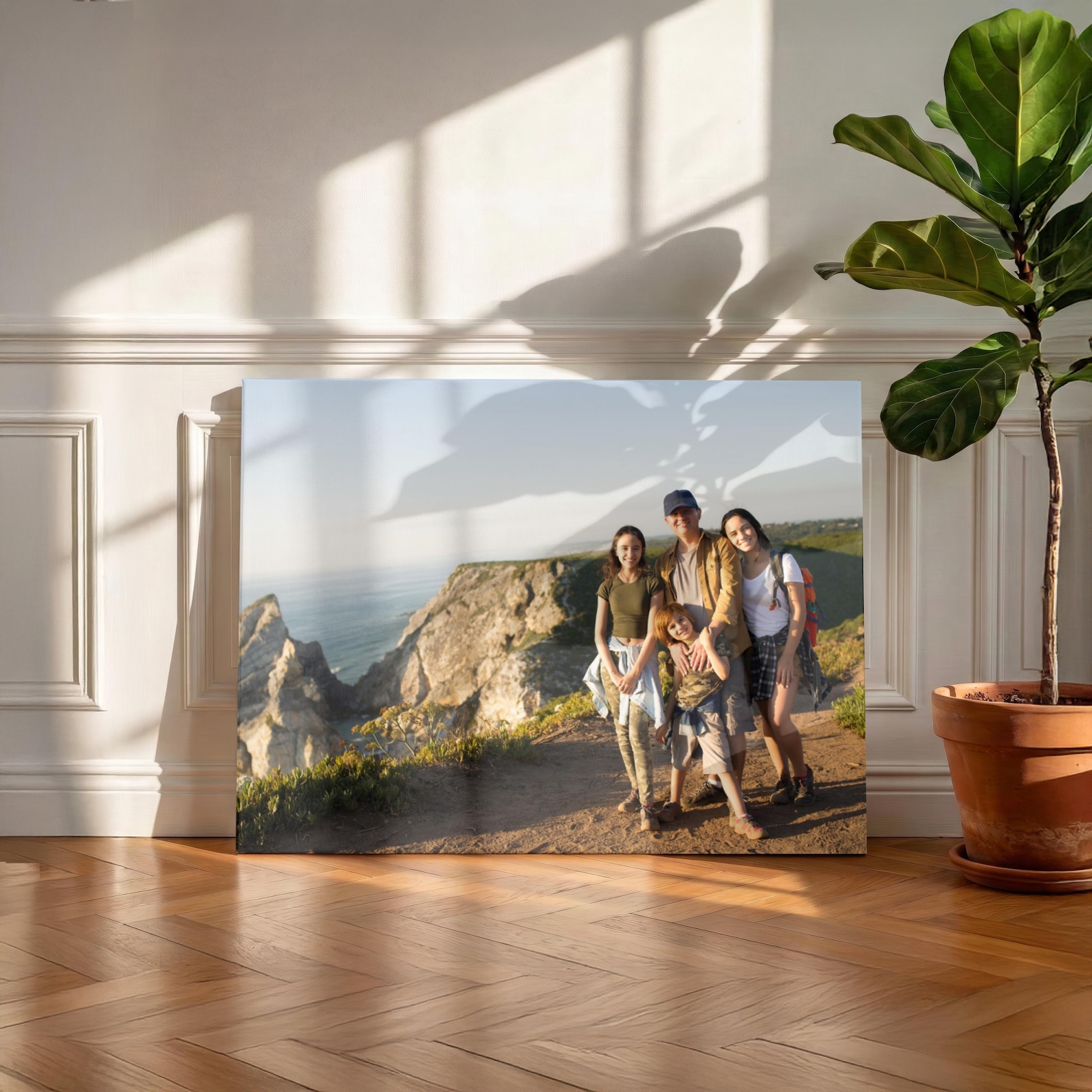 Personalized Photo Canvas, Cus - Home Textiles And Decor บทวิจารณ์และราคา
