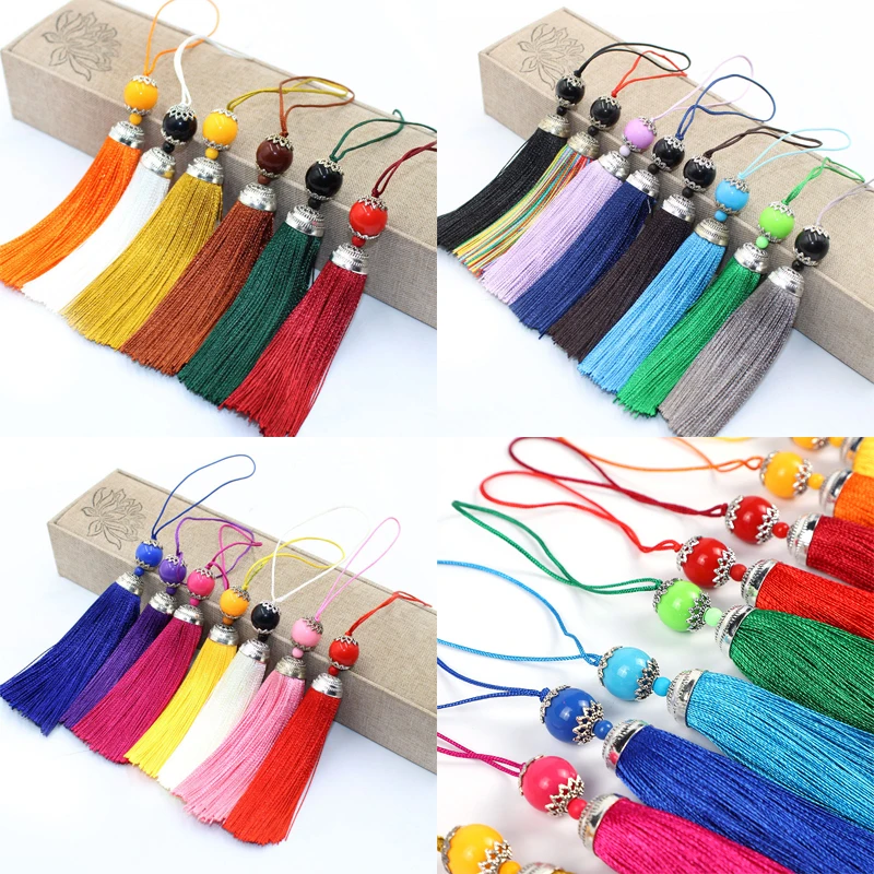 2/5Pcs 8CM Silk Tassel with Ac - Home Ec Textiles บทวิจารณ์และราคา