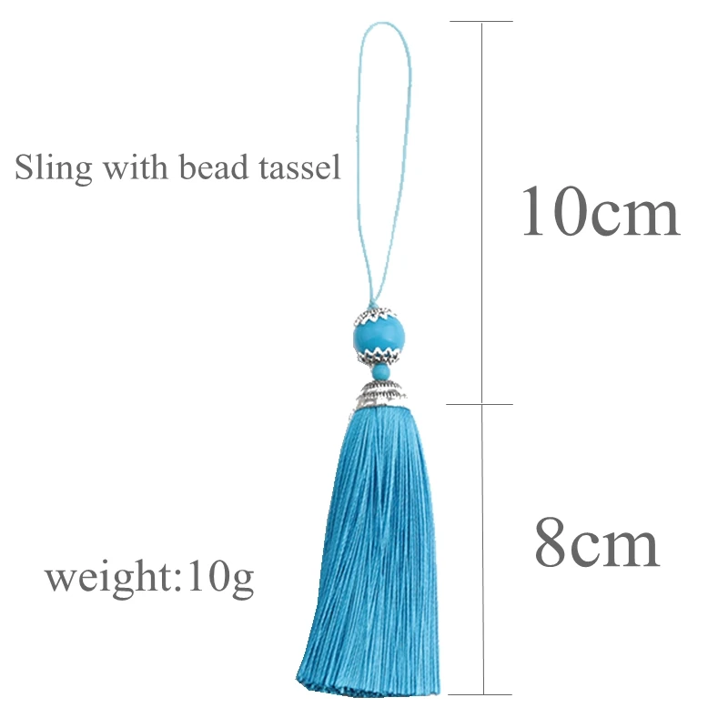 2/5Pcs 8CM Silk Tassel with Ac - Home Ec Textiles บทวิจารณ์และราคา