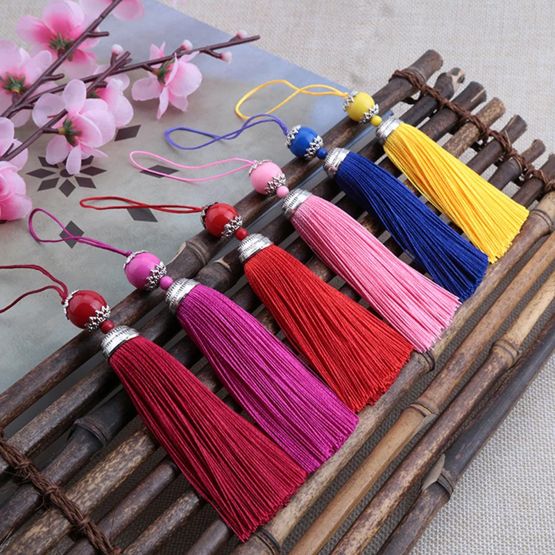 2/5Pcs 8CM Silk Tassel with Ac - Home Ec Textiles บทวิจารณ์และราคา
