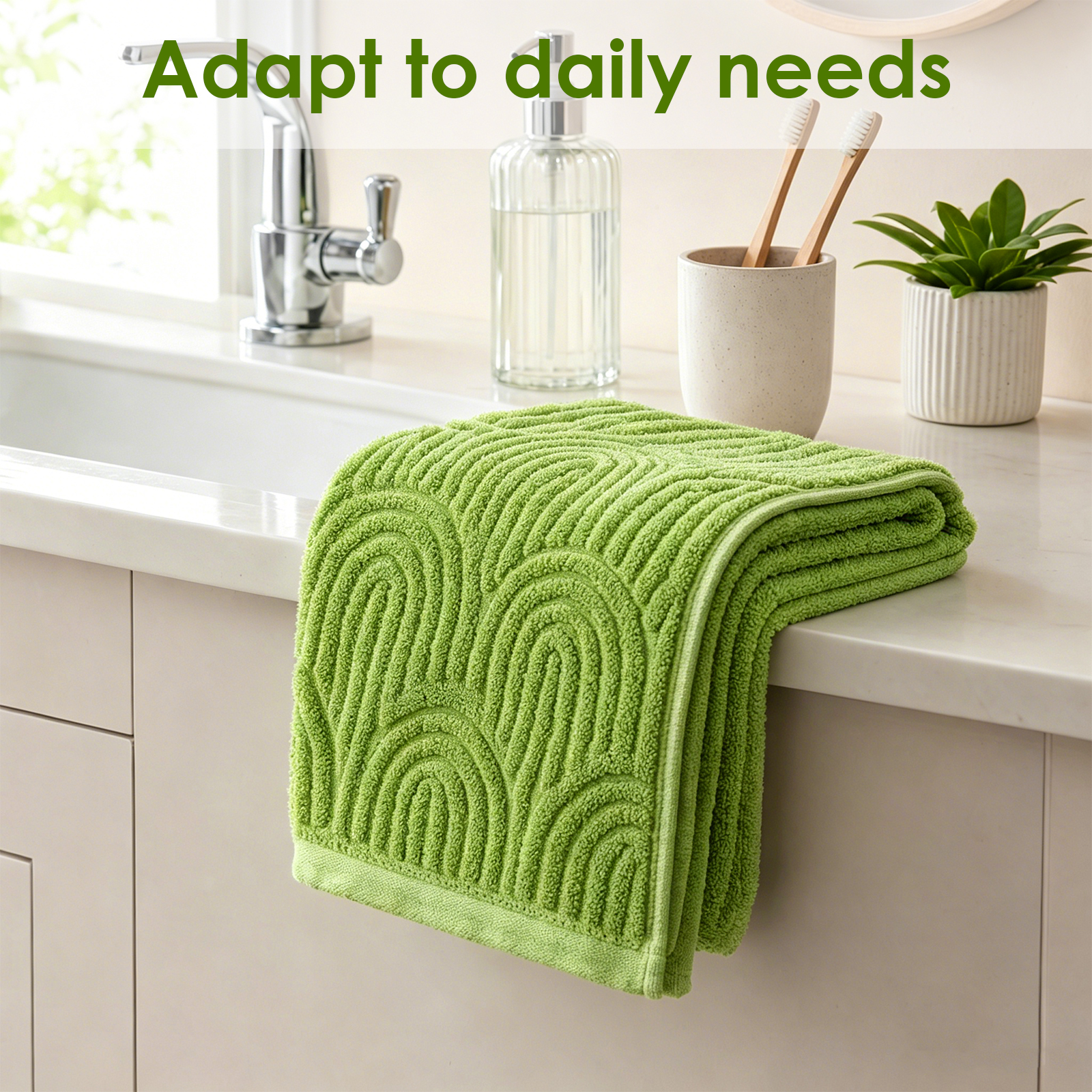 3Pcs Hand Towel Set Soft Cotto - Home Textiles Towel Set บทวิจารณ์และราคา