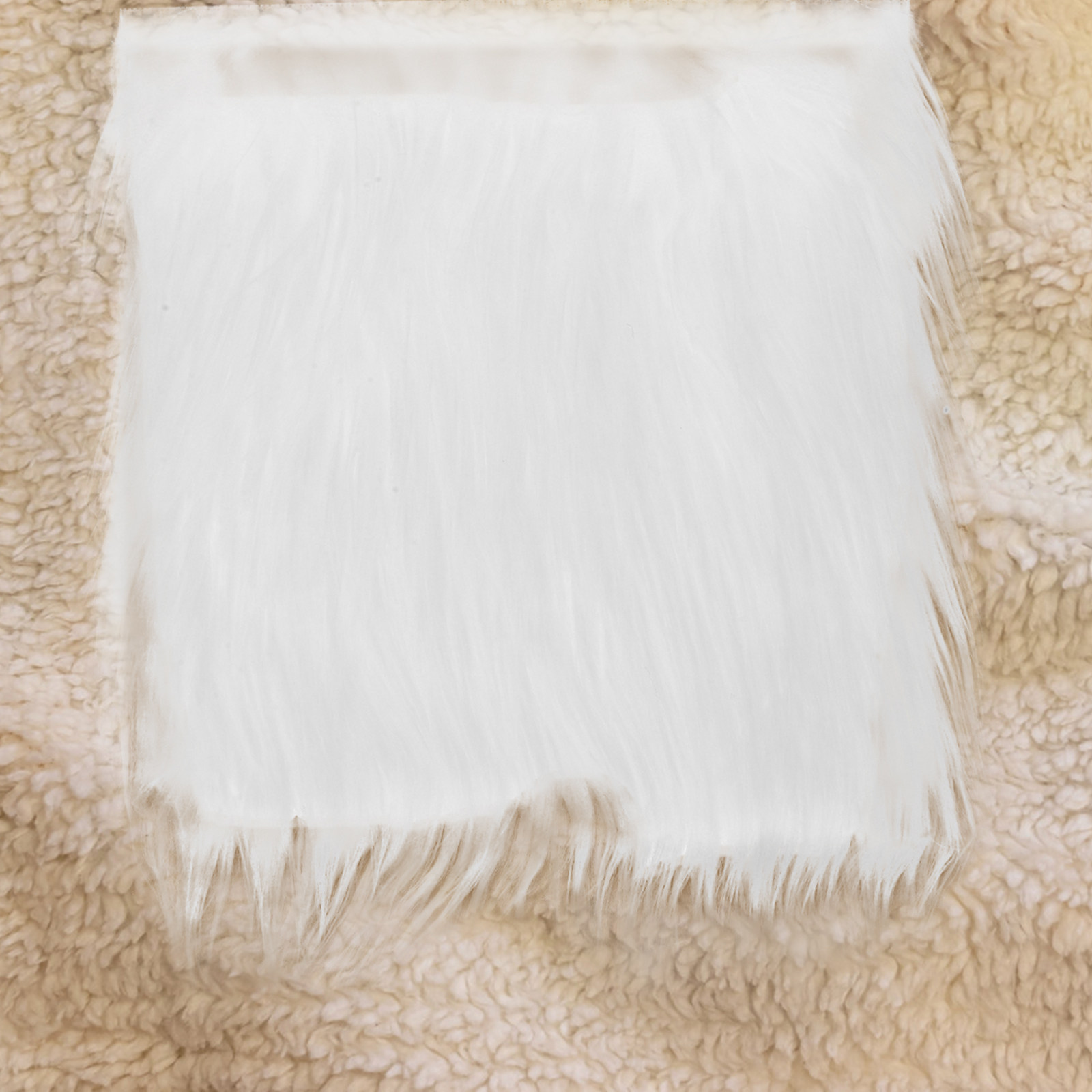 2Pcs Square Long Hair Faux Fab - Home Textiles And Decor บทวิจารณ์และราคา