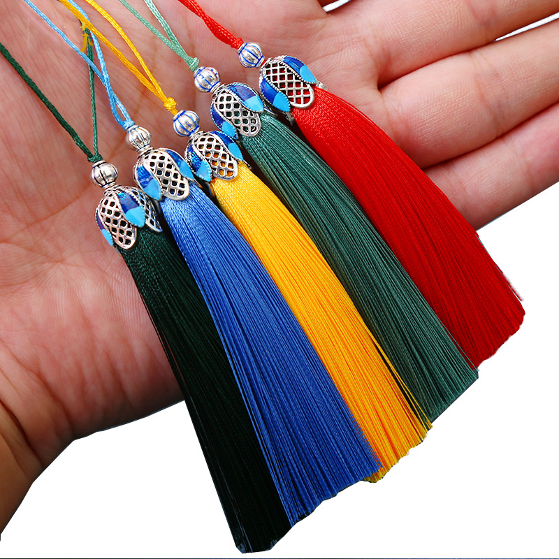 5/10Pcs 8cm Silk Tassel Fringe - Home Ec Textiles บทวิจารณ์และราคา