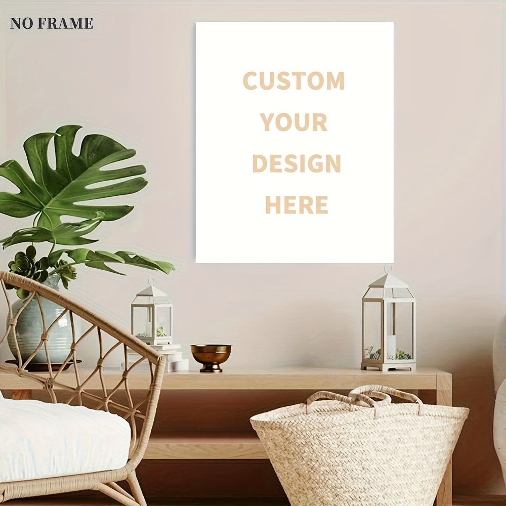 Custom Canvas Print with Your  - Home Textiles And Decor บทวิจารณ์และราคา