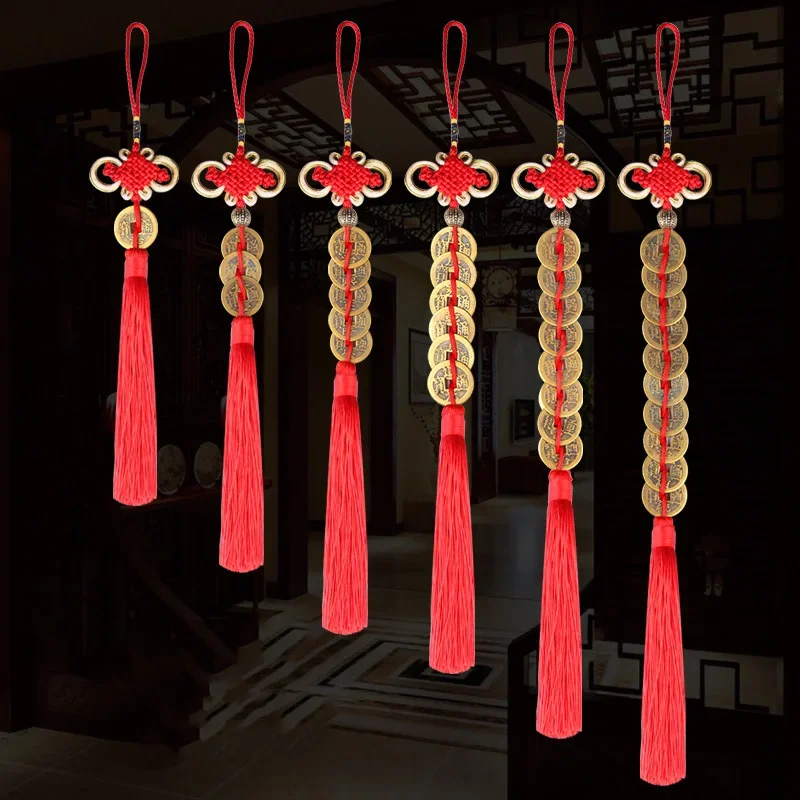 Chinese Feng Shui Coins Tassel - Home Ec Textiles บทวิจารณ์และราคา