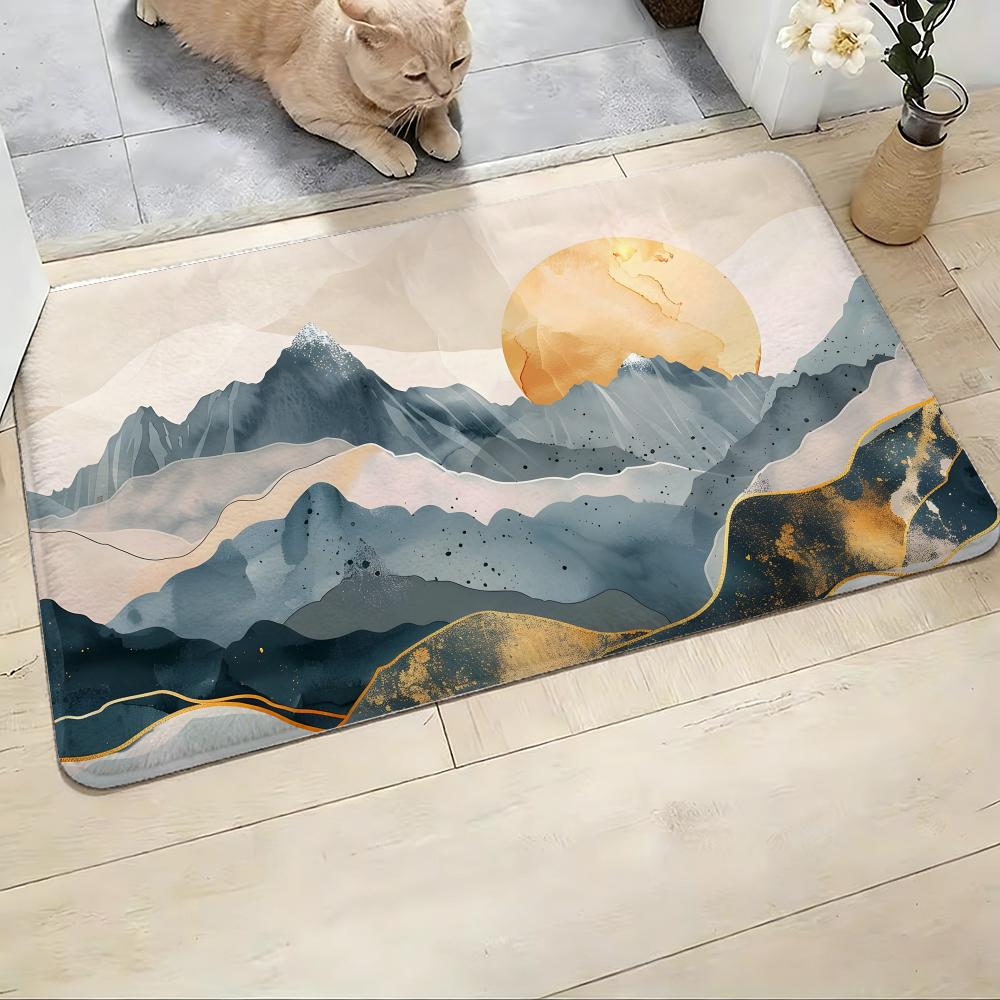 Mountain Land Floor Mat Soft F - Home Landing Textiles บทวิจารณ์และราคา