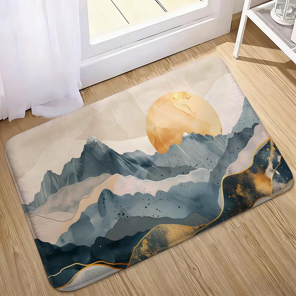 Mountain Land Floor Mat Soft F - Home Landing Textiles บทวิจารณ์และราคา