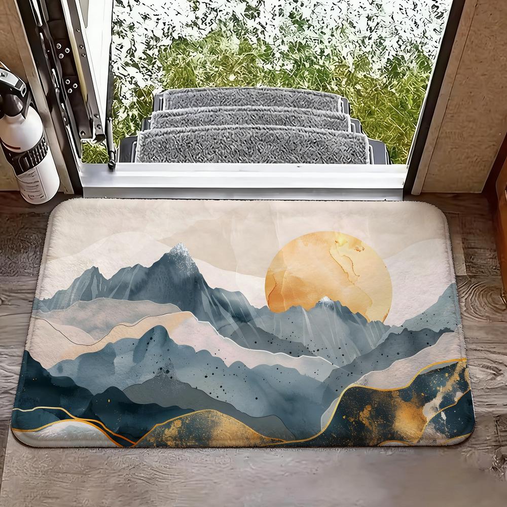 Mountain Land Floor Mat Soft F - Home Landing Textiles บทวิจารณ์และราคา