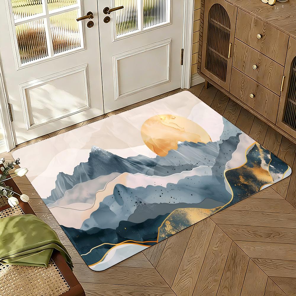 Mountain Land Floor Mat Bedroo - Home Landing Textiles บทวิจารณ์และราคา