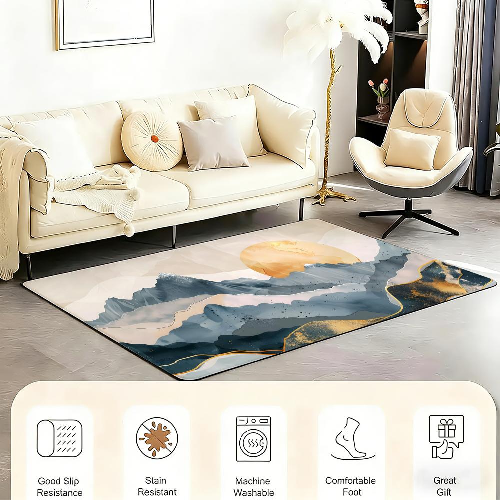 Mountain Land Floor Mat Bedroo - Home Landing Textiles บทวิจารณ์และราคา