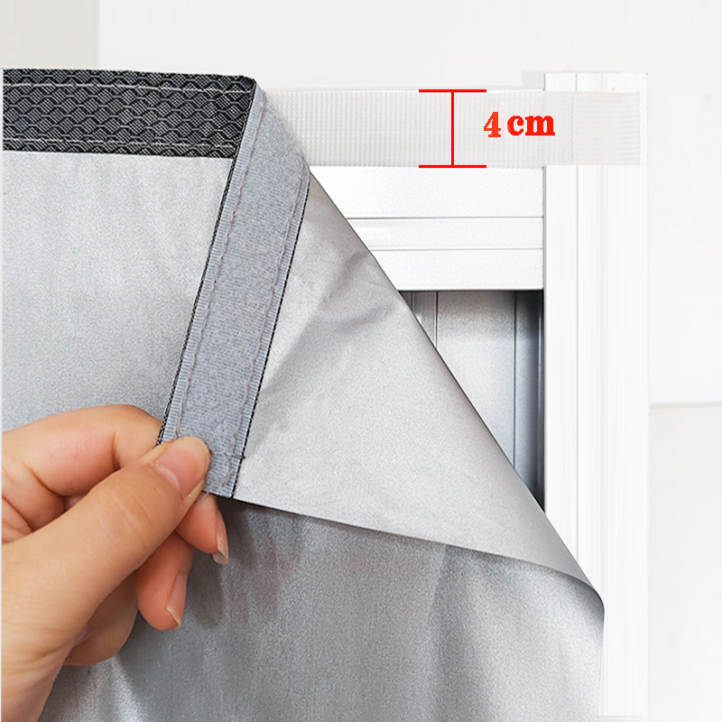 Simple self-adhesive full blac - Home Textiles Curtains บทวิจารณ์และราคา