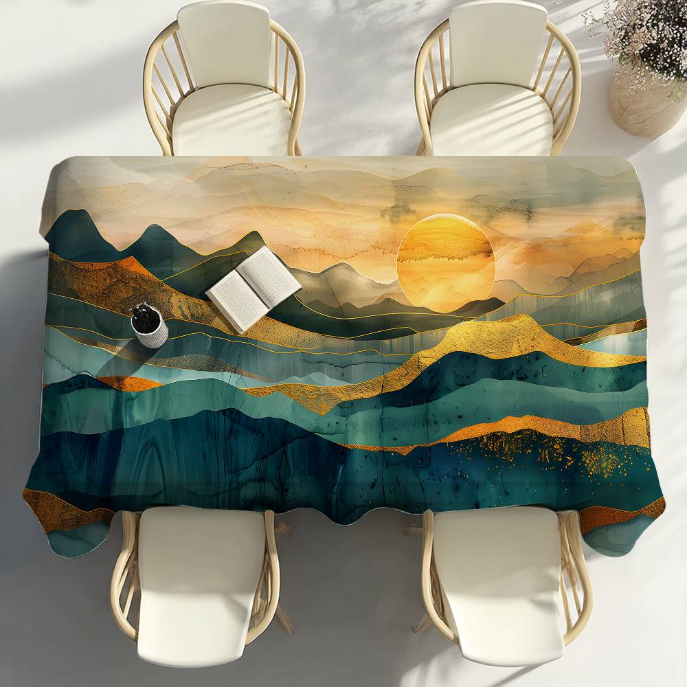 Mountain Land Table Cloth Part - Home Landing Textiles บทวิจารณ์และราคา