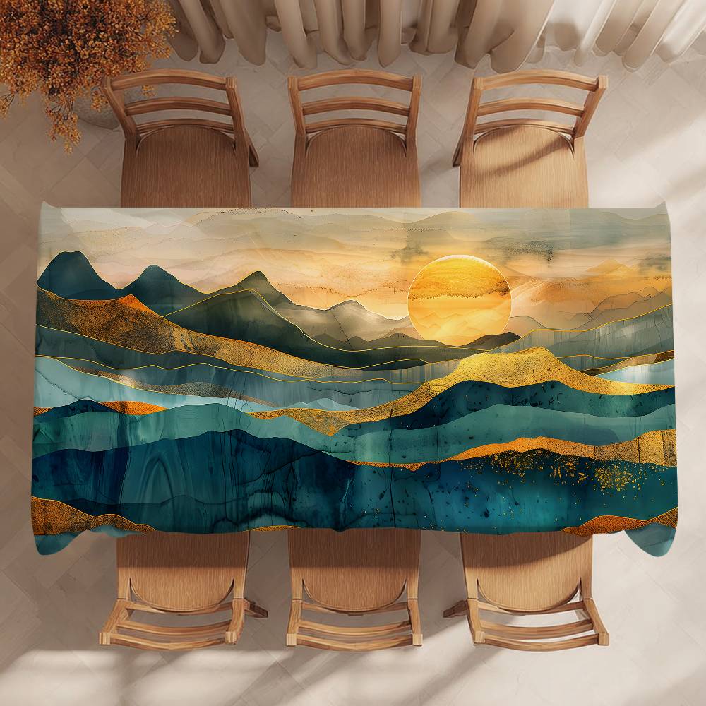 Mountain Land Table Cloth Part - Home Landing Textiles บทวิจารณ์และราคา