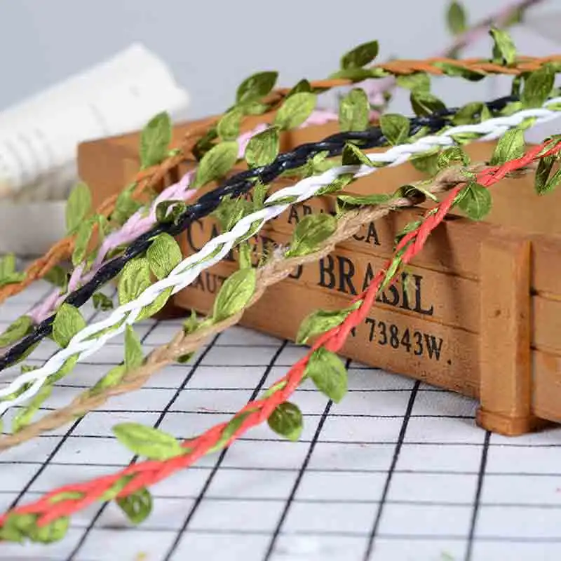 5Meter DIY Hemp rope with Leaf - Home Ec Textiles บทวิจารณ์และราคา